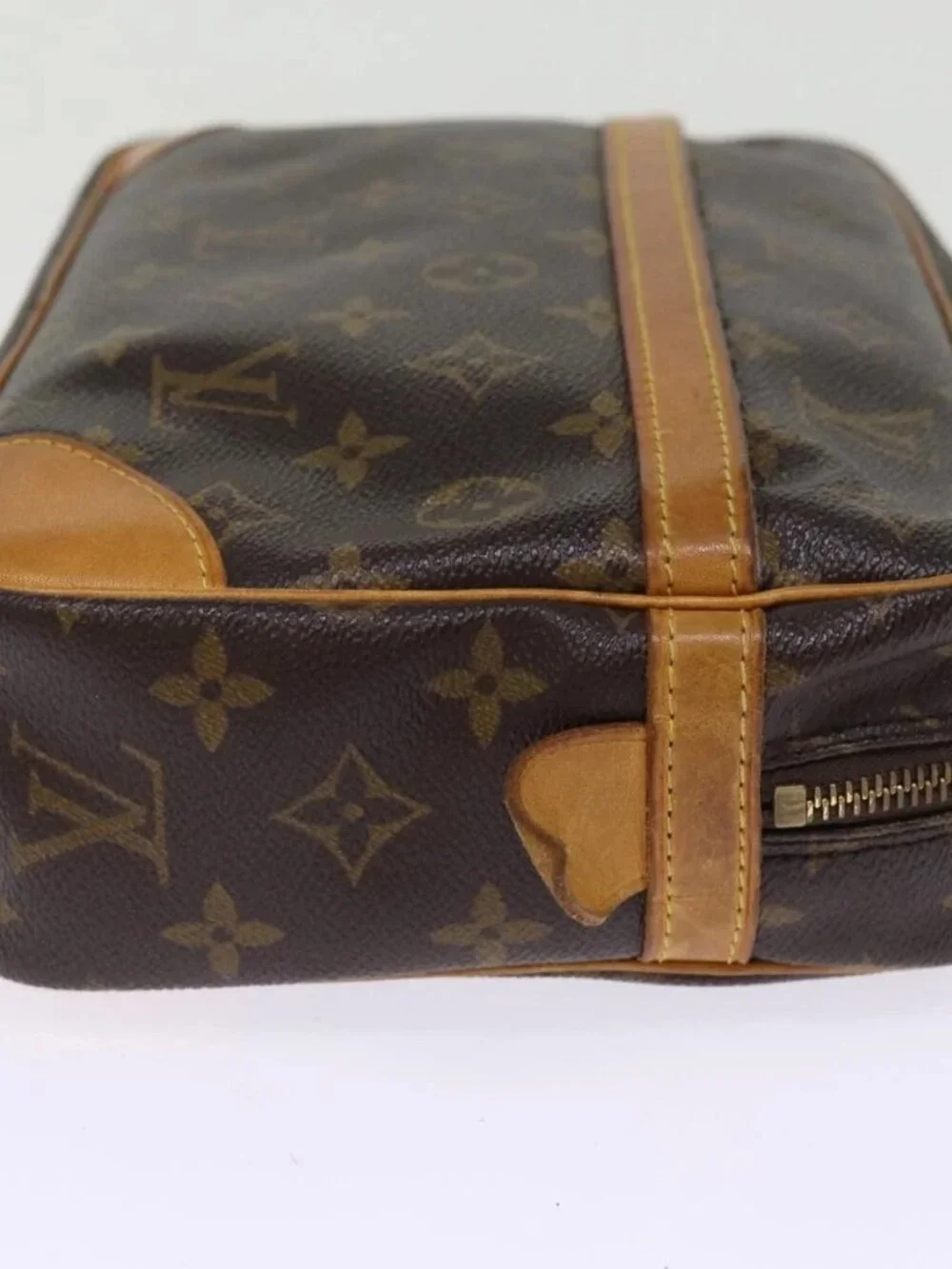 LOUIS VUITTON Monogram Compiegne 28 Clutch Bag M51845 LV Auth